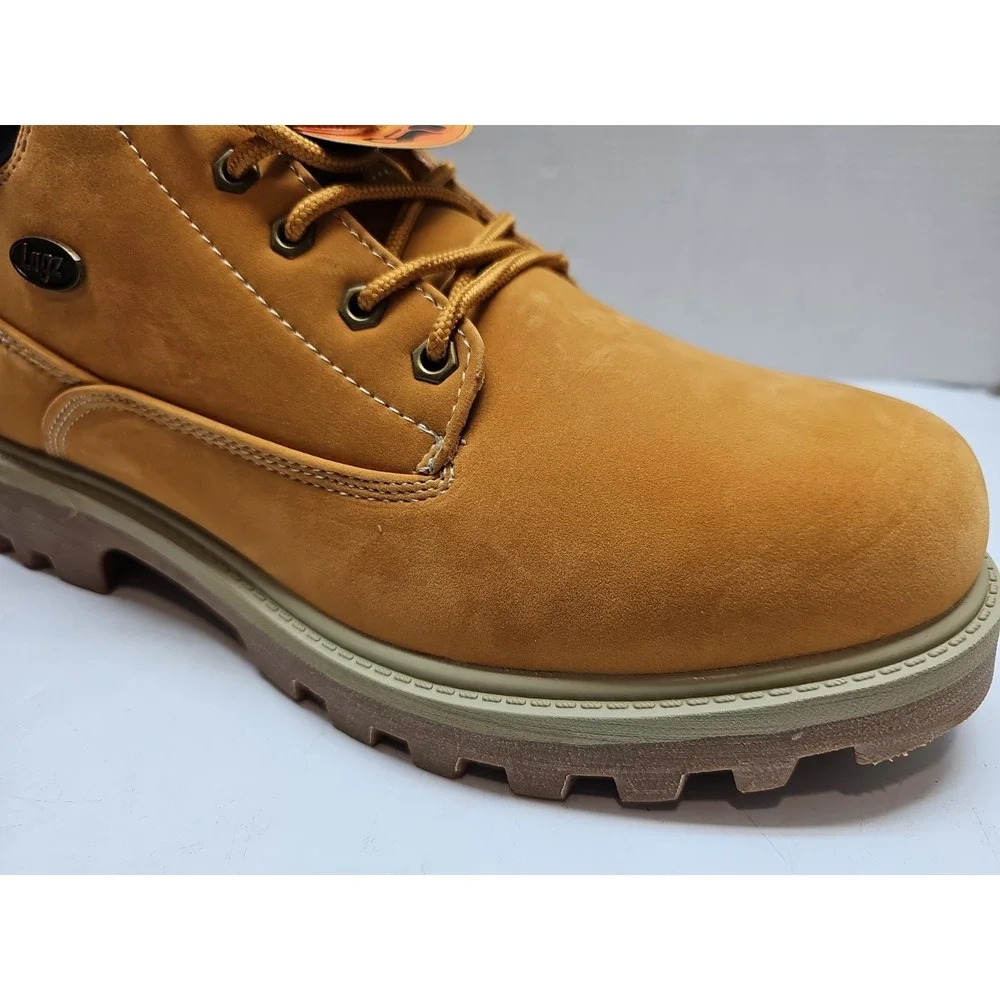 Lugz Empire Mid MEMPK7401 Men's Wheat Ankle Boots US Size 13.0D, Slip Resistant‎